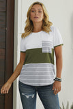 Right Here With Me Color Block Top