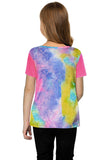 Twisted Tie-dye Little Girls T-shirt