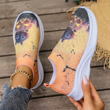 Casual Sportswear Daily Patchwork Printing Rhinestone Round Comfortable Out Door Shoes