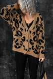 V Neck Buttons Sweater Cardigan with Pockets