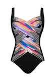 Utopia Shaped Square Neck One-piece swimsuit