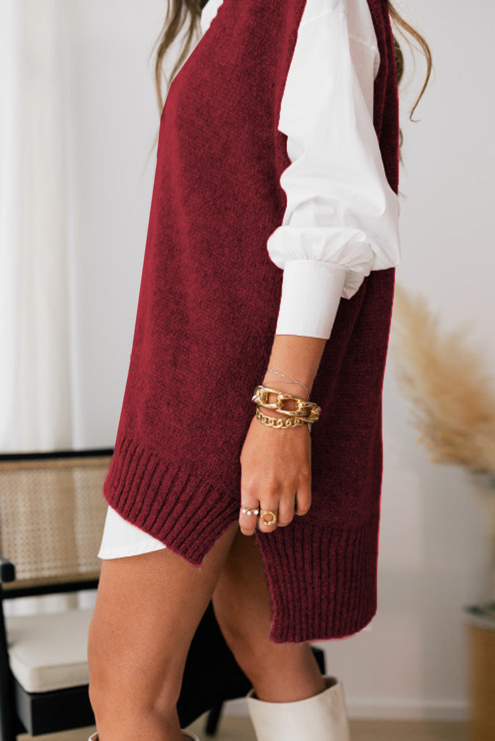 Knit Vest Pullover Sweater