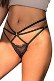 Strappy Lace Hollow Out Thong