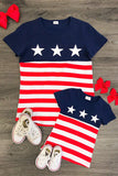 Mom's Family Matching Independence Day July 4th Tee
