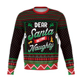 define naughty ugly christmas sweatshirt