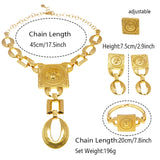 square pendant in chain jewelry
