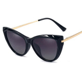 polarized magnet 2 in 1 clip cat eye sunglasses