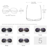 polarized uv400 gradient lens retro sunglasses