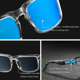 lightweight graffitti square polarized sunglasses