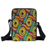 afro style retractable messenger bag