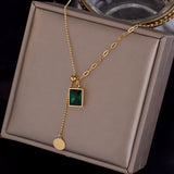 zircon gold cubic choker necklace