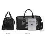 pu leather tote sports fitness shoulder bags