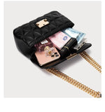 square pu bag chain handbag