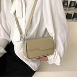 frosted minimalist retro shoulder bag