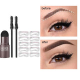 one step eyebrow stamp with shaping kit set