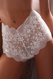 High Waist Lace Hollow Out Panty