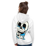 laughing out loud lol skull streetwear unisex hoodie