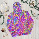 swirl colored hoodie