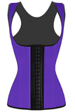 Plus Size Purple Waist Cincher 4 Steel Bones Underbust Corset