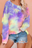 Classic Tie Dye Pullover Long Sleeve Top