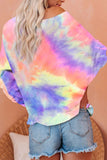 Classic Tie Dye Pullover Long Sleeve Top