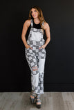 pol finish line patched overalls