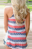Independence Day Star Print Tank Top