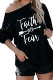 Faith OVER Fear Black Shirt