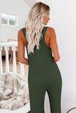 Pocketed Thermal Sleeveless Jumpsuit