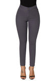 High Waist Skinny Jeans with Round Pockets