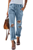 Patches Cotton Pocketed Denim Jeans