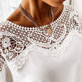 crochet lace embroidery blouses