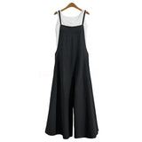 casual loose breathable sleeveless jumpsuit