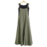 casual loose breathable sleeveless jumpsuit