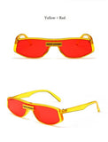 candy color with letter retro sunglasses