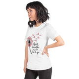 just breath and let it go short sleeve t shirt